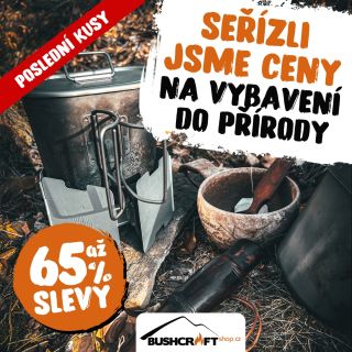 Řízli jsme do skladu… 🔪 a šlo to dost hluboko. 🔥 Výprodej až -65 % na víc než 400 produktů. Něco na táboření, něco do...